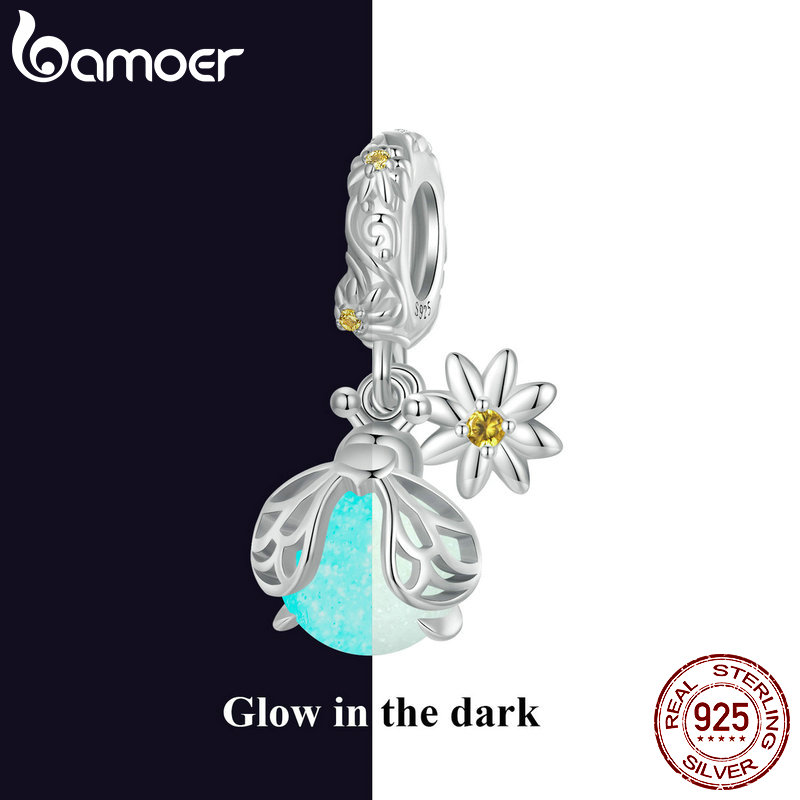 Coordinates Bracelet - Bamoer 925 스털링 실버 글로우 인