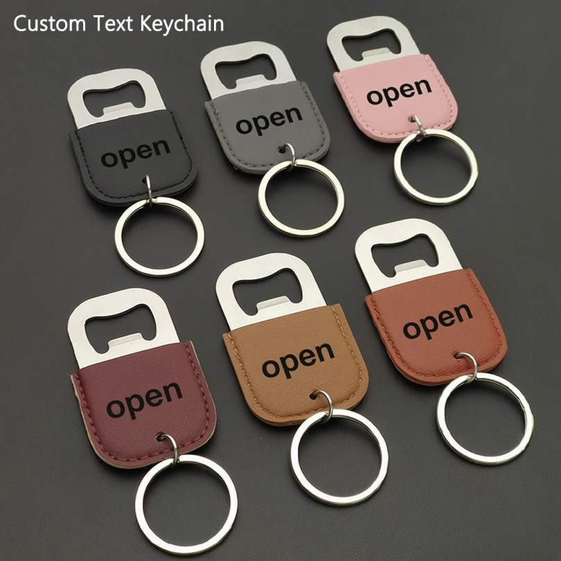 Initial Ring Custom - 개인 맞춤 이름 키체인 맥주 병따개