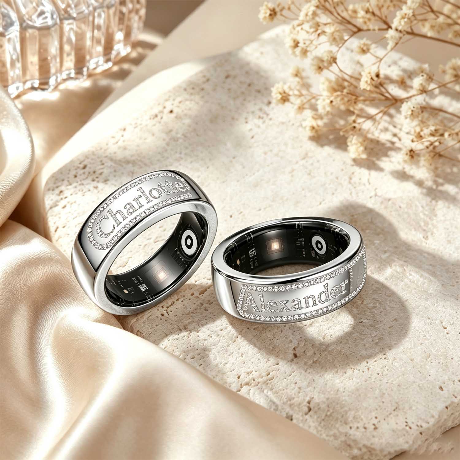 치티안 커스텀 네임 스마트 링 커버 925 스털링 실버 - Initial Ring Custom 리뷰 및 가격