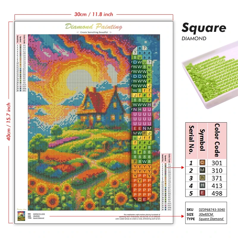 짱구는 못말려 애니메이션 5D 다이아몬드 페인팅 키트, - Photo Mosaic Print 리뷰 및 가격